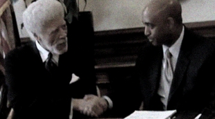 Oakland Mayor Ron Dellums and Police Chief Anthony Batts