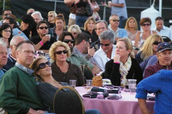 Michele Roeder, in the black sweater, is Director of Development at the Long Beach Memorial Medical Center Foundation.