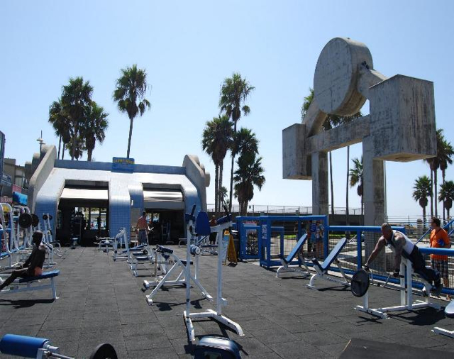 Muscle Beach in Venice.