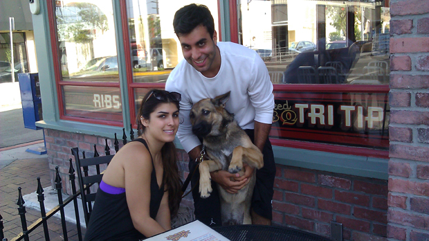 In front of Lucilles