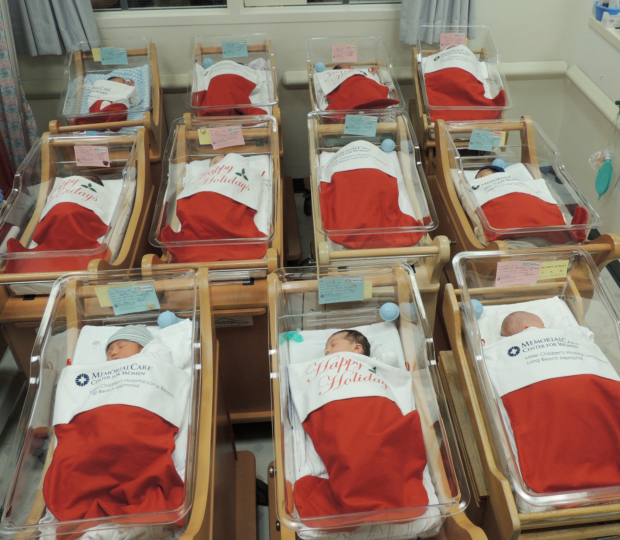 babies in stockings