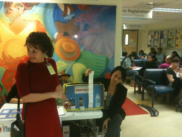 Dr. Elisa Nicholas touring one of the eight TCC clinics