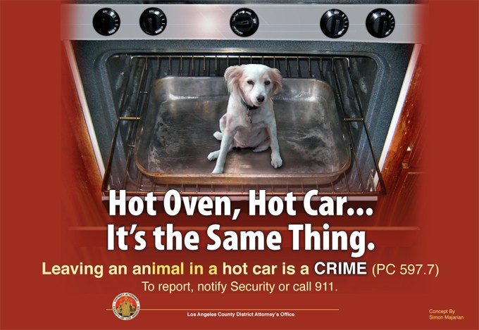 hot car campaign poster