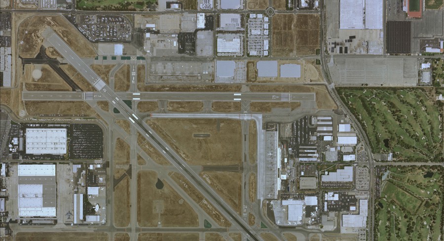 Long Beach Airport ariel