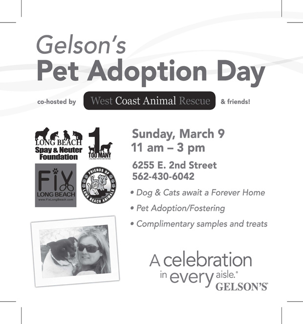 Gelsons Pet Ad-BW