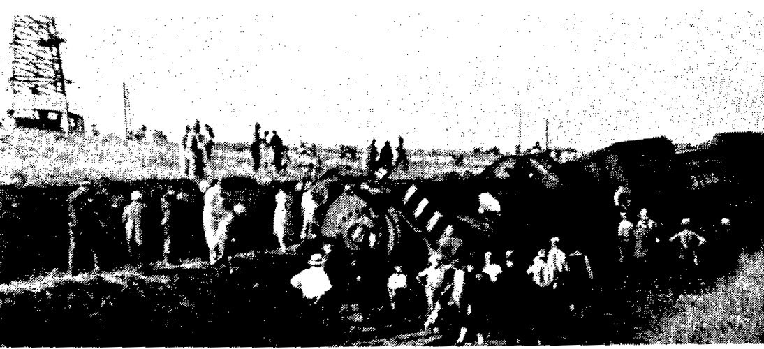 Cemetery derailment Burnett