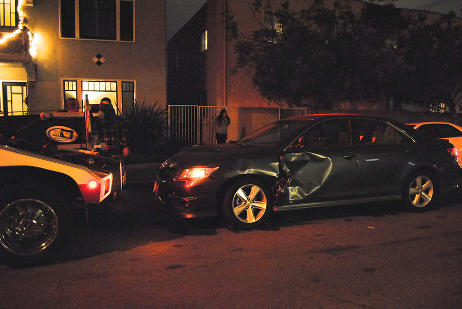 fire hydrant car