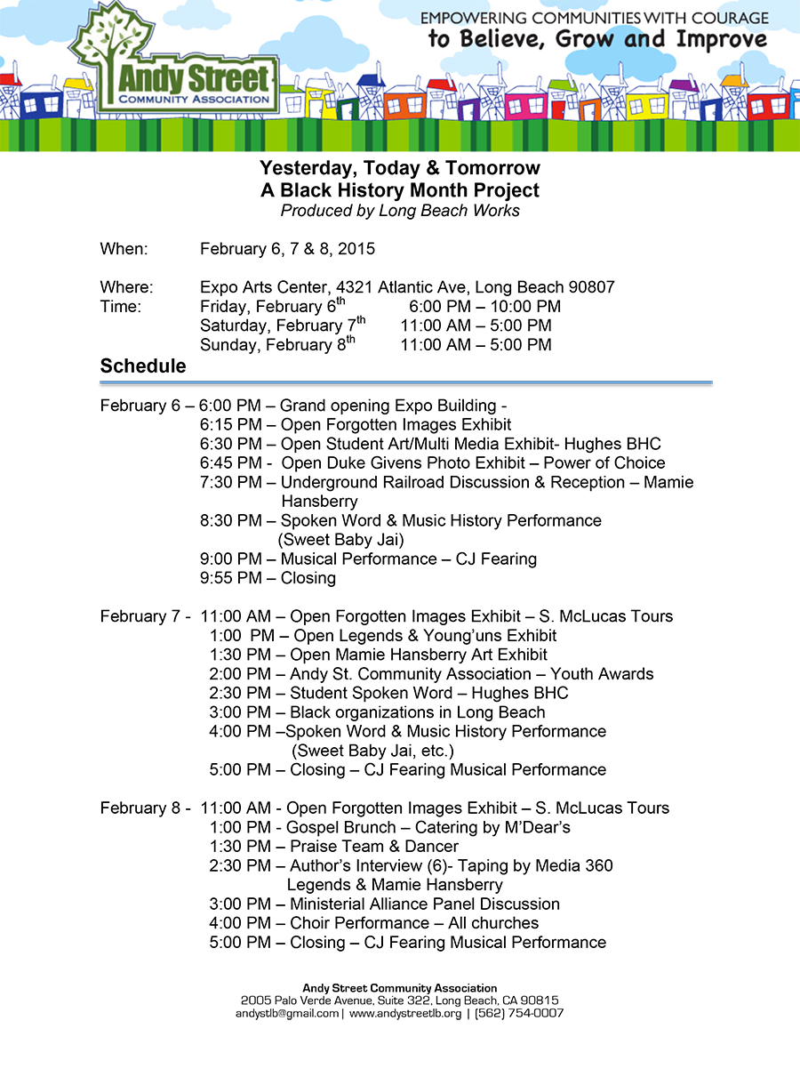 BHM-Schedule---Jan-2015