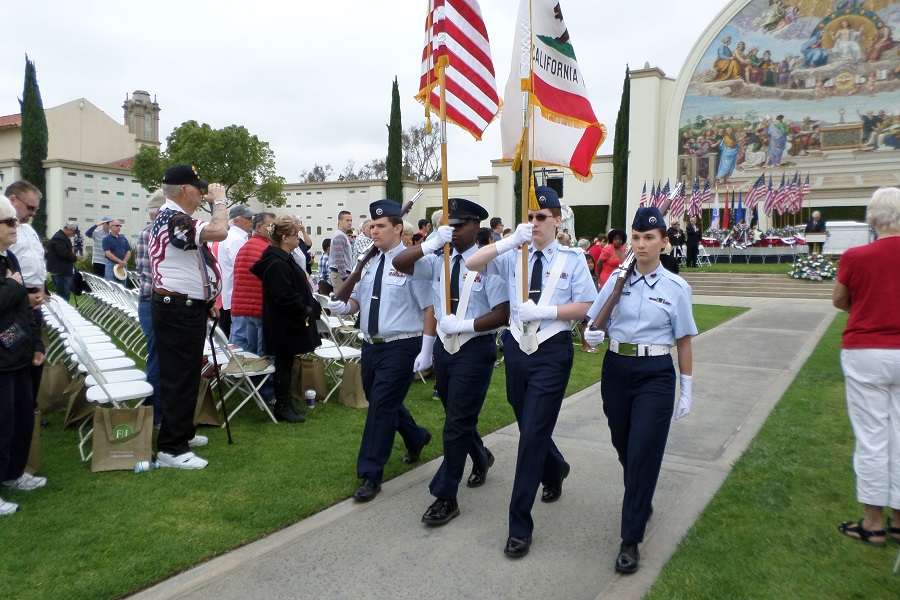 memorial day color guard returns