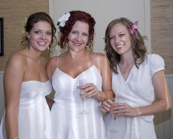 Wedding me and twins