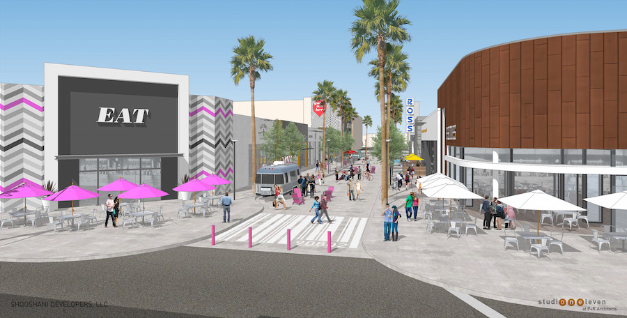City Place Repositioning - Promenade View Looking North at Third Street
