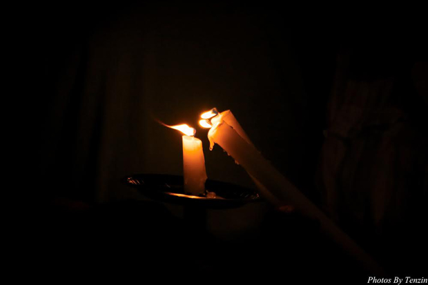 three candles