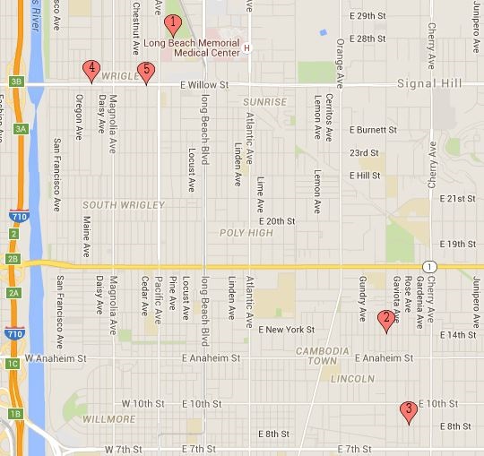 five shootings