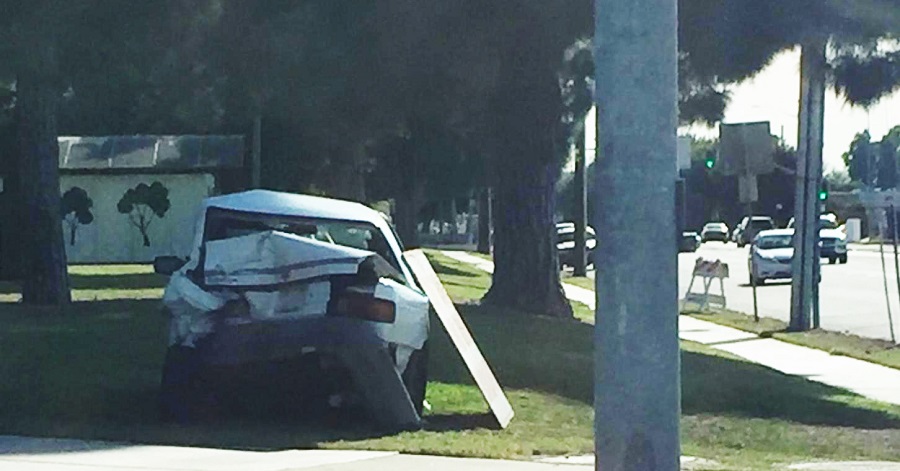 heartwell park white car