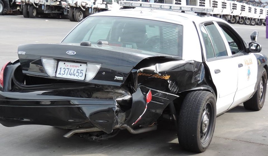 DUI COP CRASH