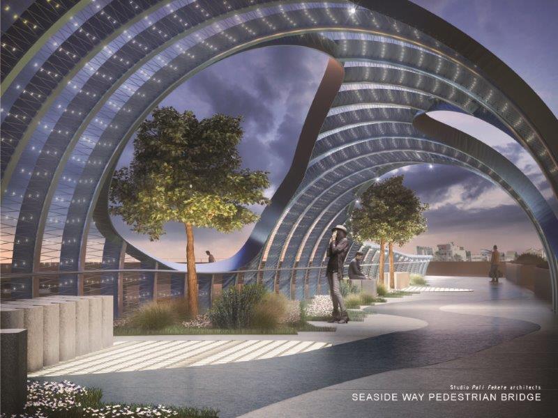 Seaside Way Pedestrian Bridge 3
