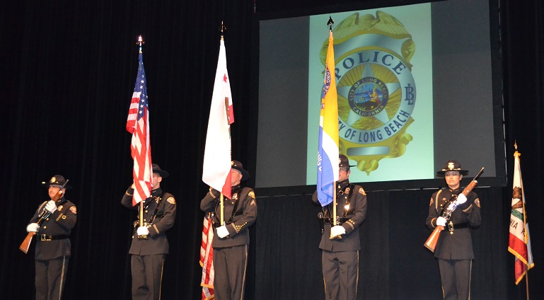 LBPD Awards flags