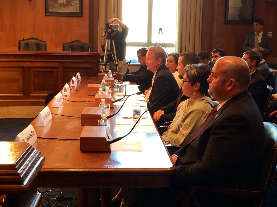 Jake at Senate Committee on Indian Affairs 1
