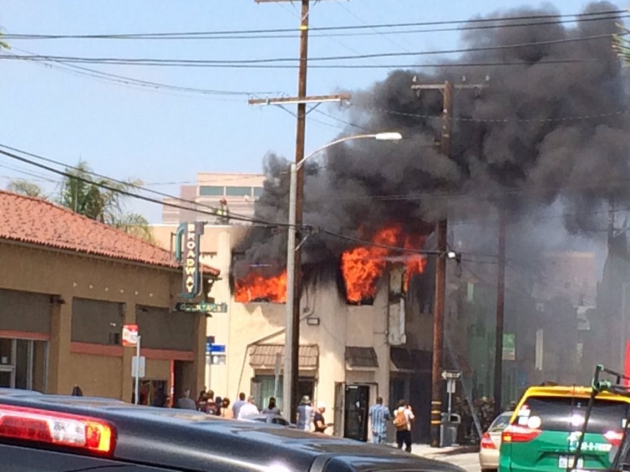 two alarm apt fire