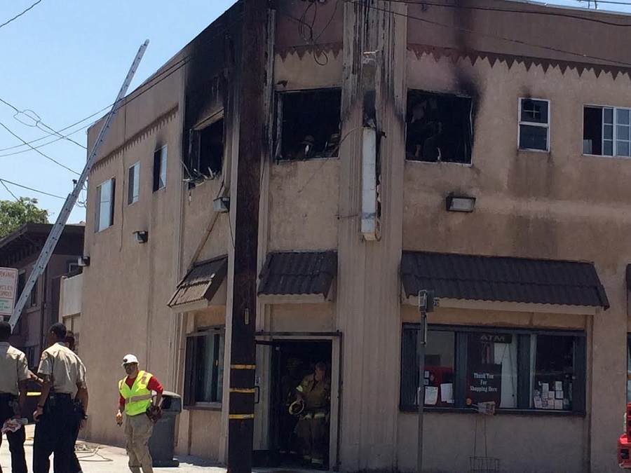 two alarm apt fire aftermath