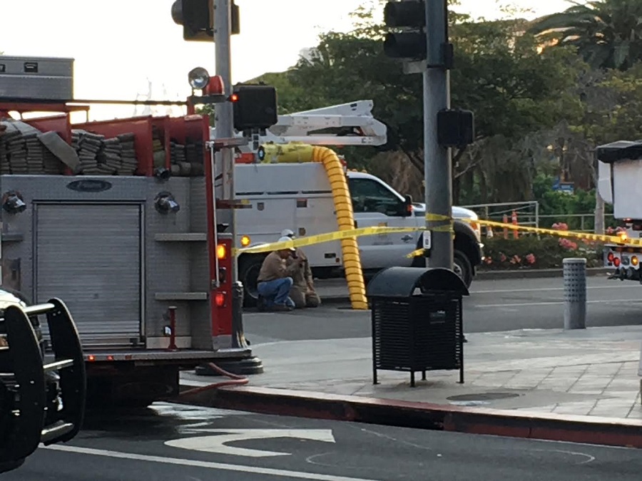 Edison vent pipe fire