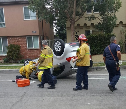 vehicle flip over