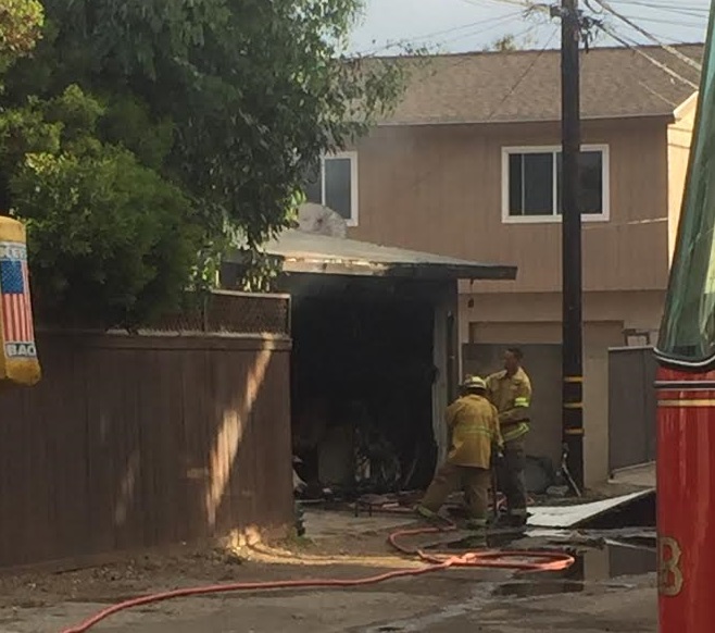 garage fire
