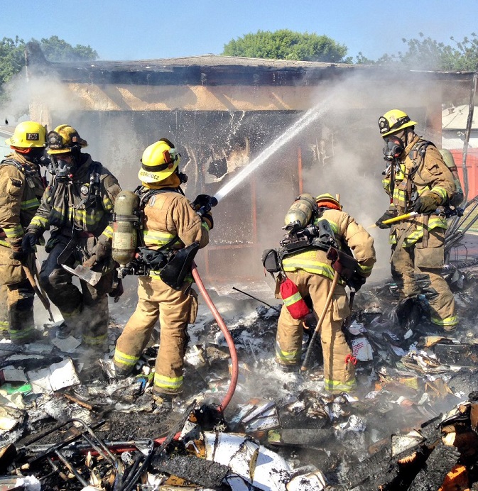 converted garage fire