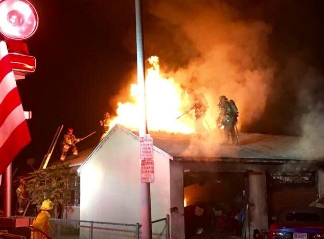 garage fire