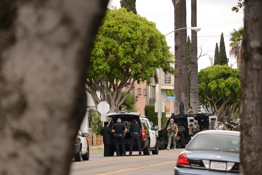 robbery suspect scene