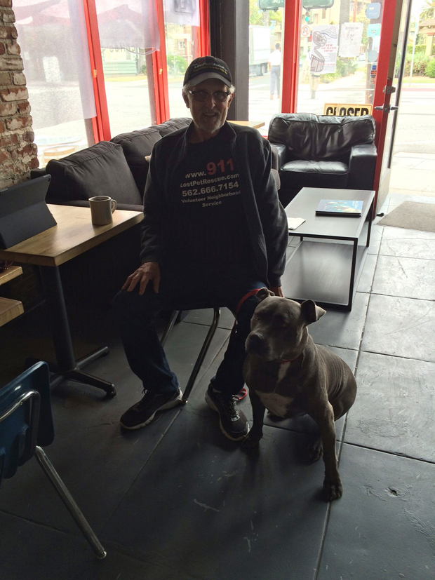 Larry and his dog