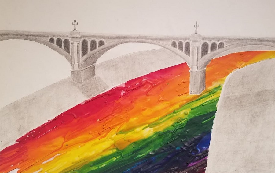 6th Street Bridge by Elisabeth Rossbach - Rogers Middle School