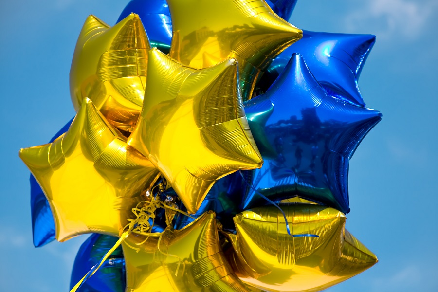 metallic balloons