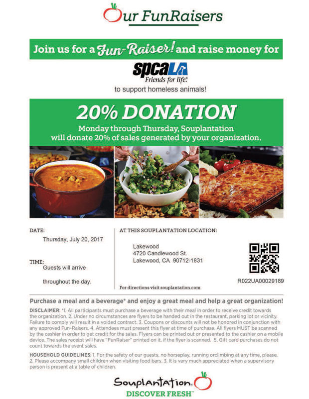DineDonate Souplantation FunRaiserFlyer 8.5x11