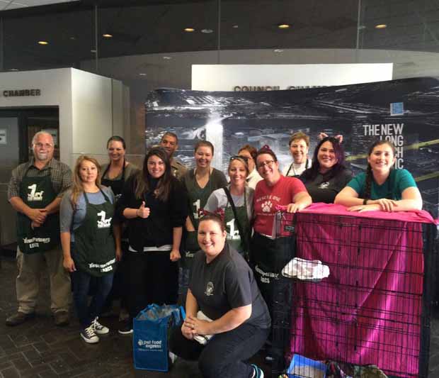 Volunteers and Jill