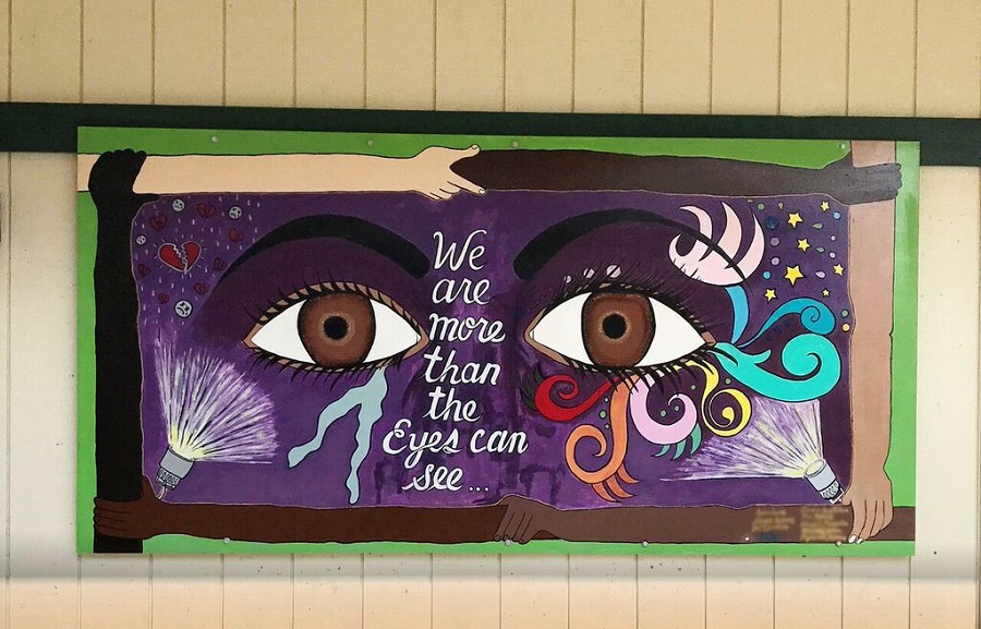 PAAL High School Student Painted Mural