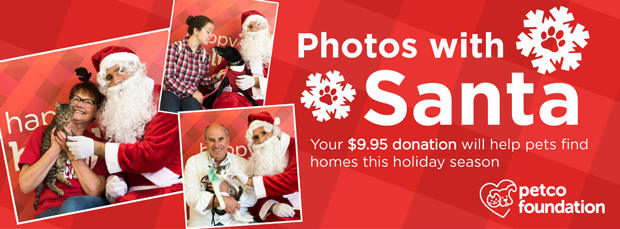 Photos with Santa at Petco