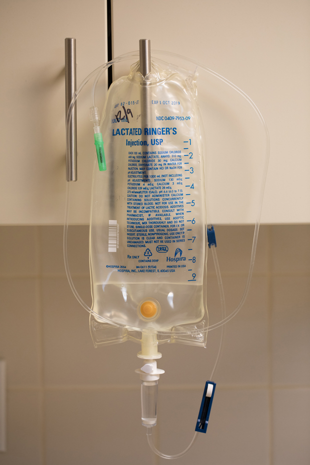 Fluid Bag Hang