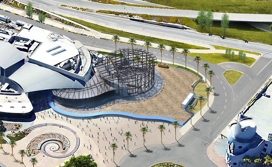Steel Beam Model Rendering Courtesy of Clark Construction