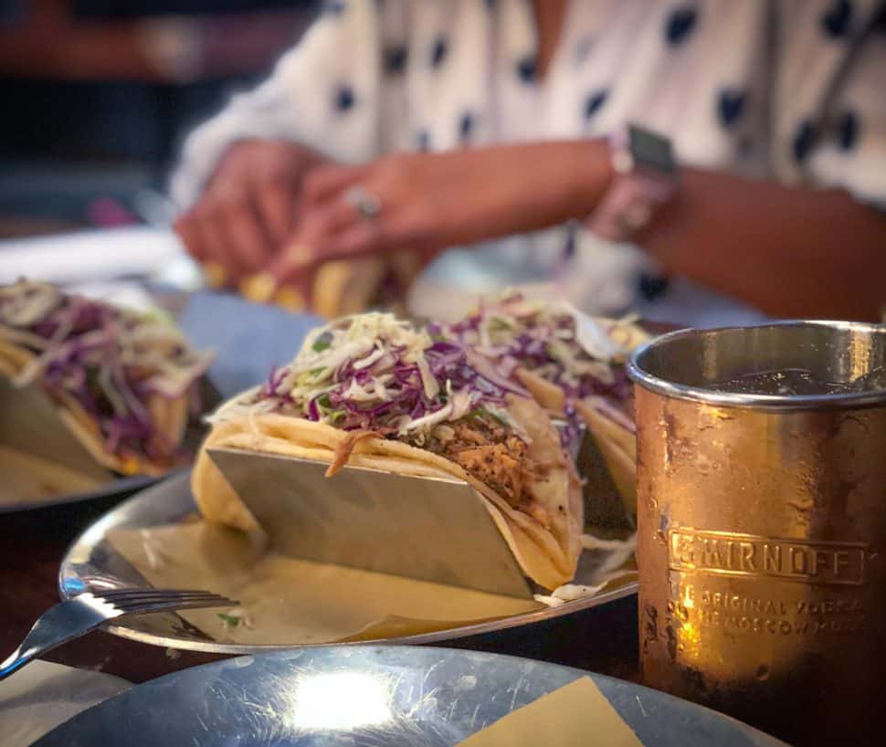 The Harbor's pulled pork tacos. Photo by Brian Addison.