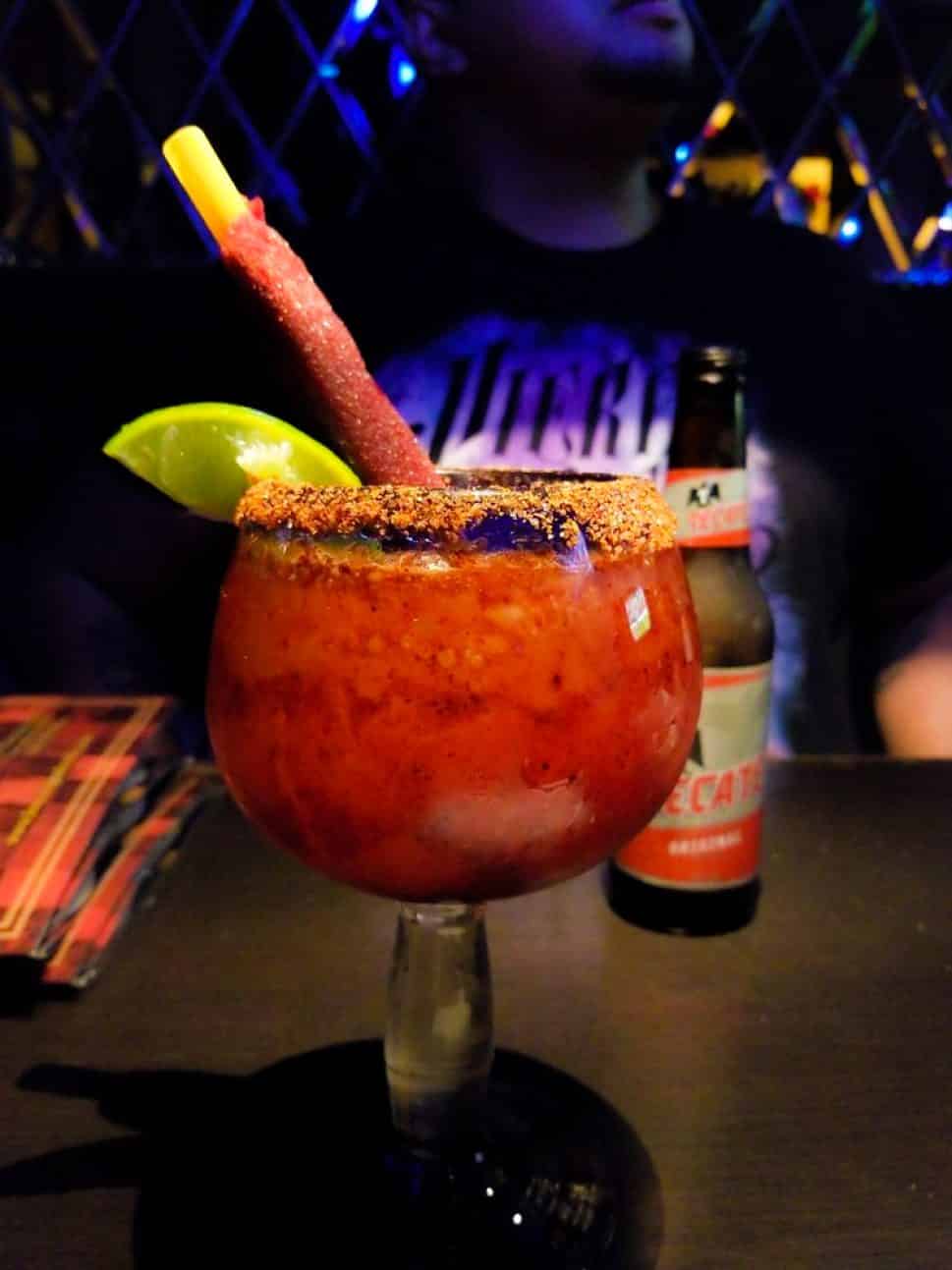 Los Compadres' chavela drink. Courtesy of Claudia B./Yelp!