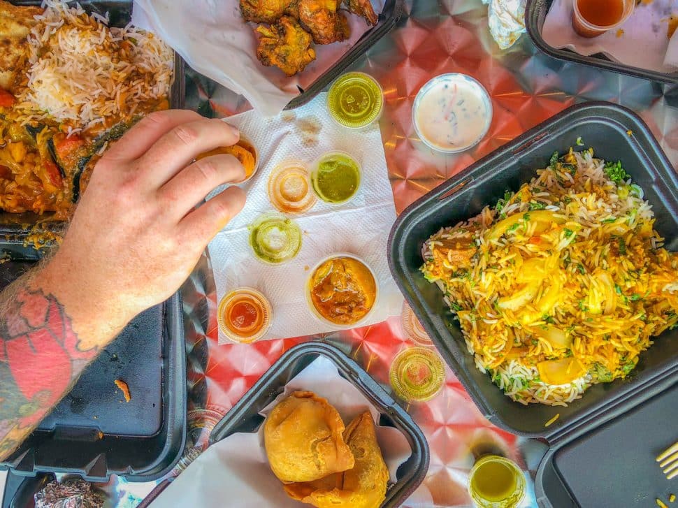 Flamin' Curry's variety of Indian cuisine offerings is both quick and quality-driven. Photo by Brian Addison.