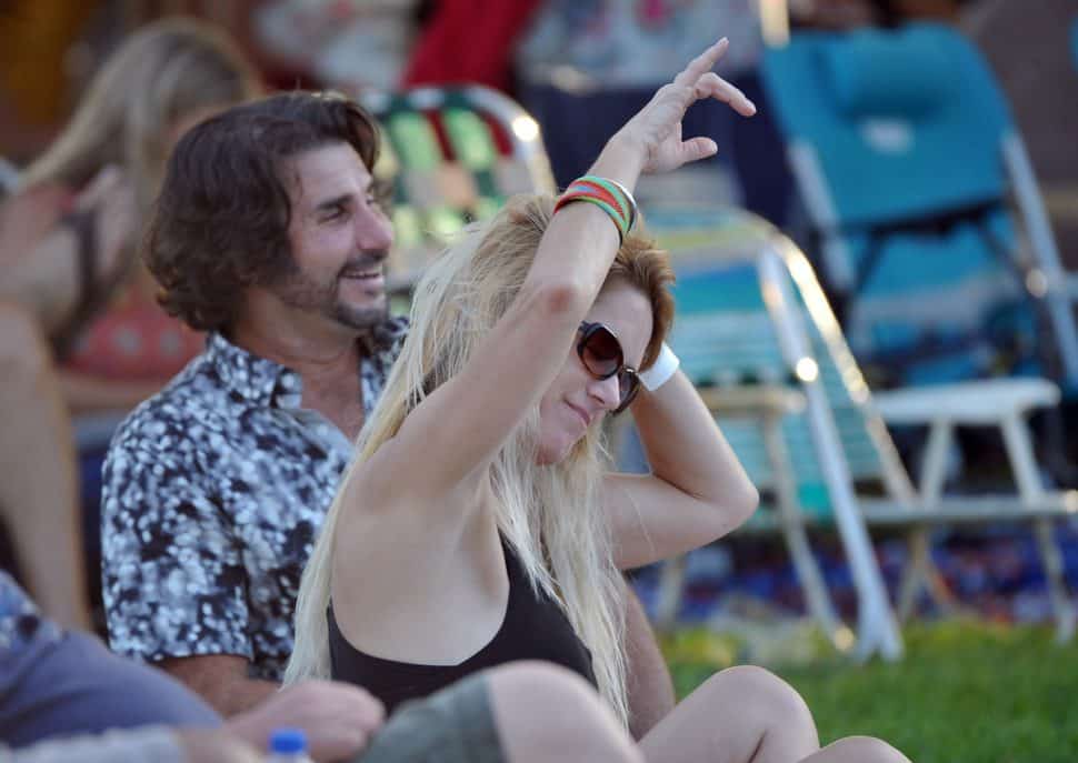 A concertgoers dances to New Blues Revolution during the New Blues Festival V at El Dorado Park in Long Beach, Ca., September 1, 2018. (John Valenzuela/ Correspondent)