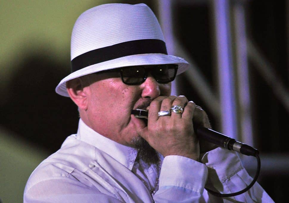 Lowrider Band performs during the New Blues Festival V at El Dorado Park in Long Beach, Ca., September 1, 2018. (John Valenzuela/ Correspondent)