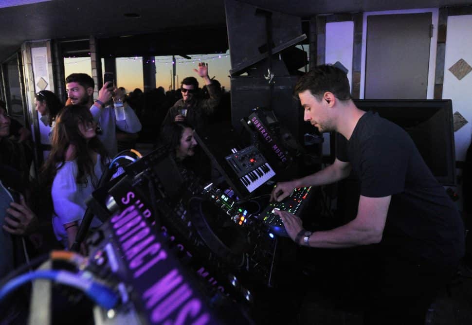 Stimming performs live during "Subtract On The Pier 029" at Belmont Veterans Memorial Pier in Long Beach, Ca., September 23, 2018. (John Valenzuela/ Correspondent)