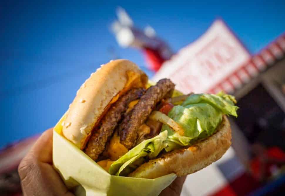 The Double Cheeseburger at Dave's Burgers. Courtesy of Walter G./Yelp!