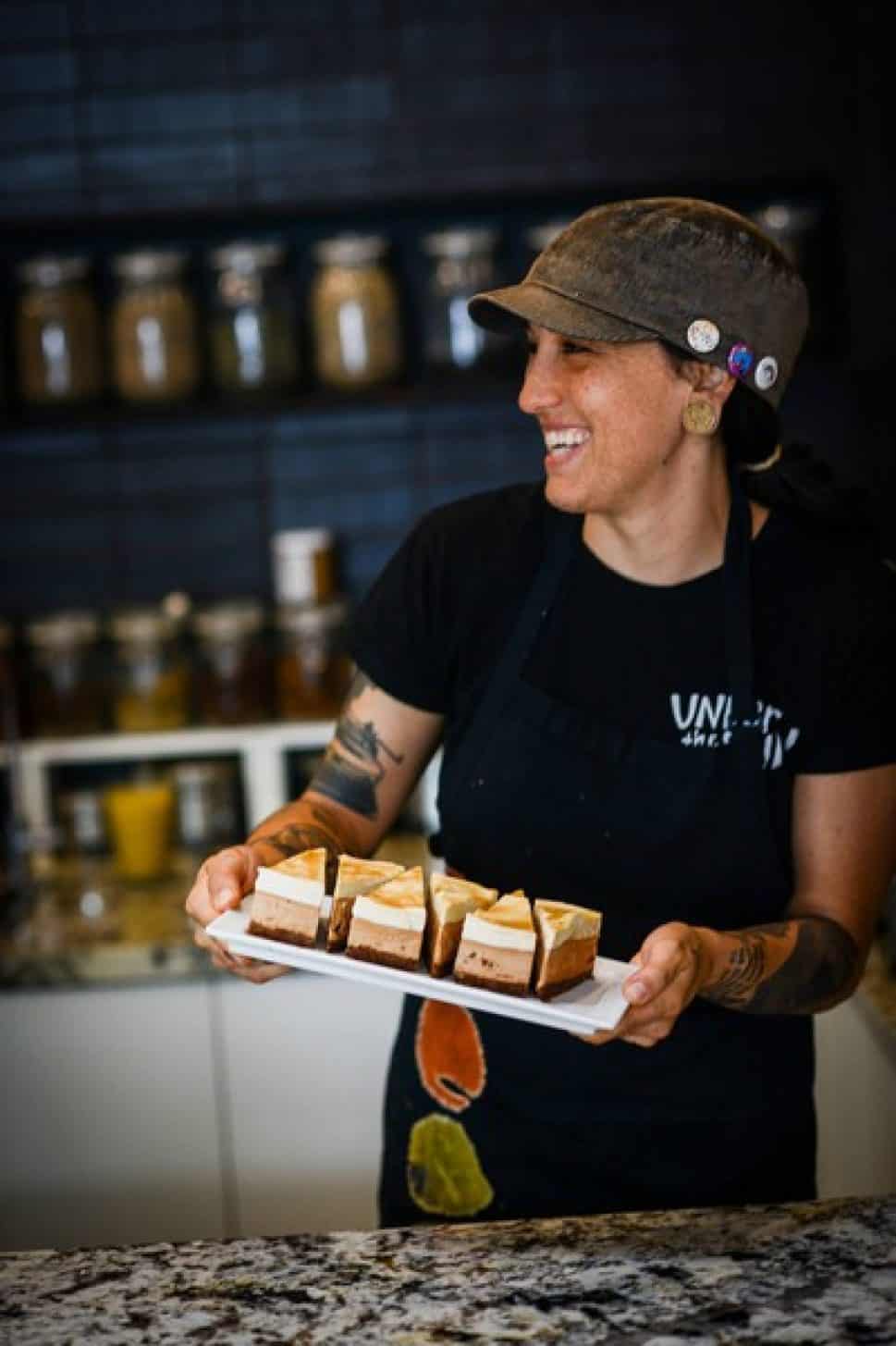Dawna Bass, vegan chef at the restaurant Under The Sun.