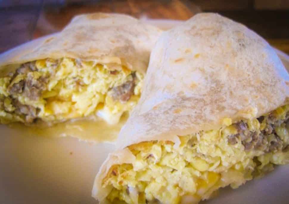 Hole Mole's breakfast burrito. Photo by Brian Addison.
