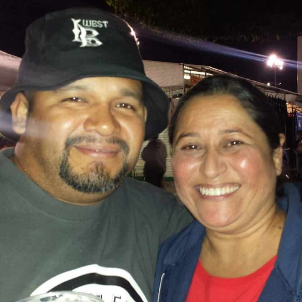 Left, Victor Herrera, 40, who was killed Saturday night in Long Beach. Photo courtesy of Herrera's family.