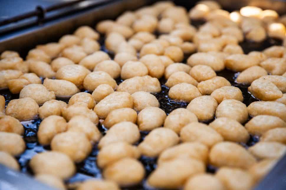 Greek Donuts cooking in oil at the Greek Fest in Long Beach Sunday September 2, 2018. Photo by Kelly Smiley
